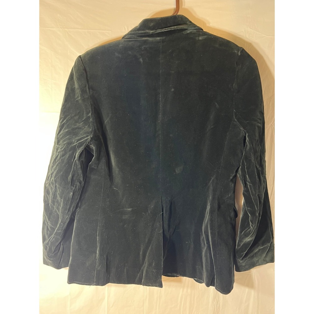 As is-Koret of California Vintage Black Velvet Blazer Union USA  business pro - Picture 8 of 16